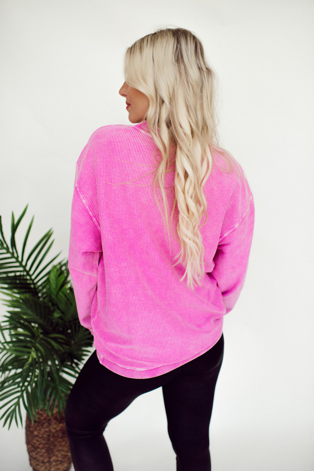 Essential Corded Crew (Pink)