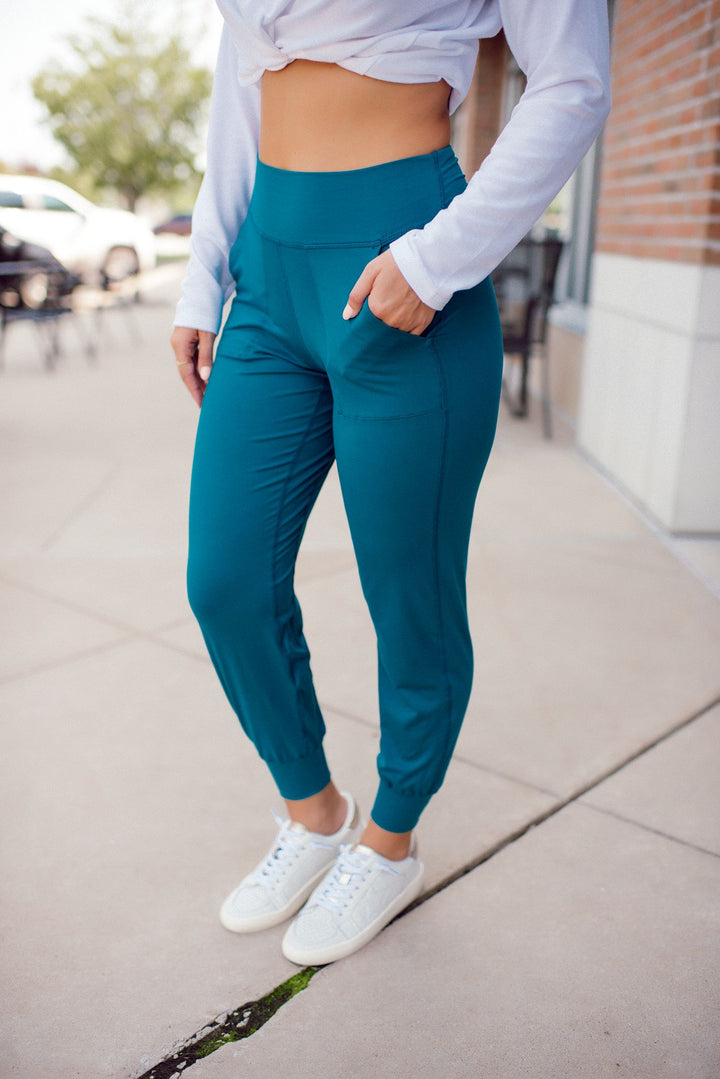 The Core Flex Joggers (Teal)