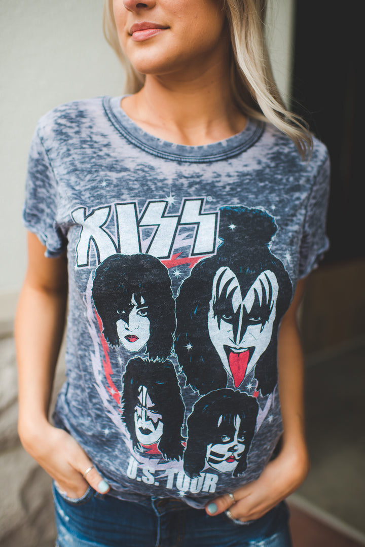 Recycled Karma KISS U.S. Tour Tee (Black)