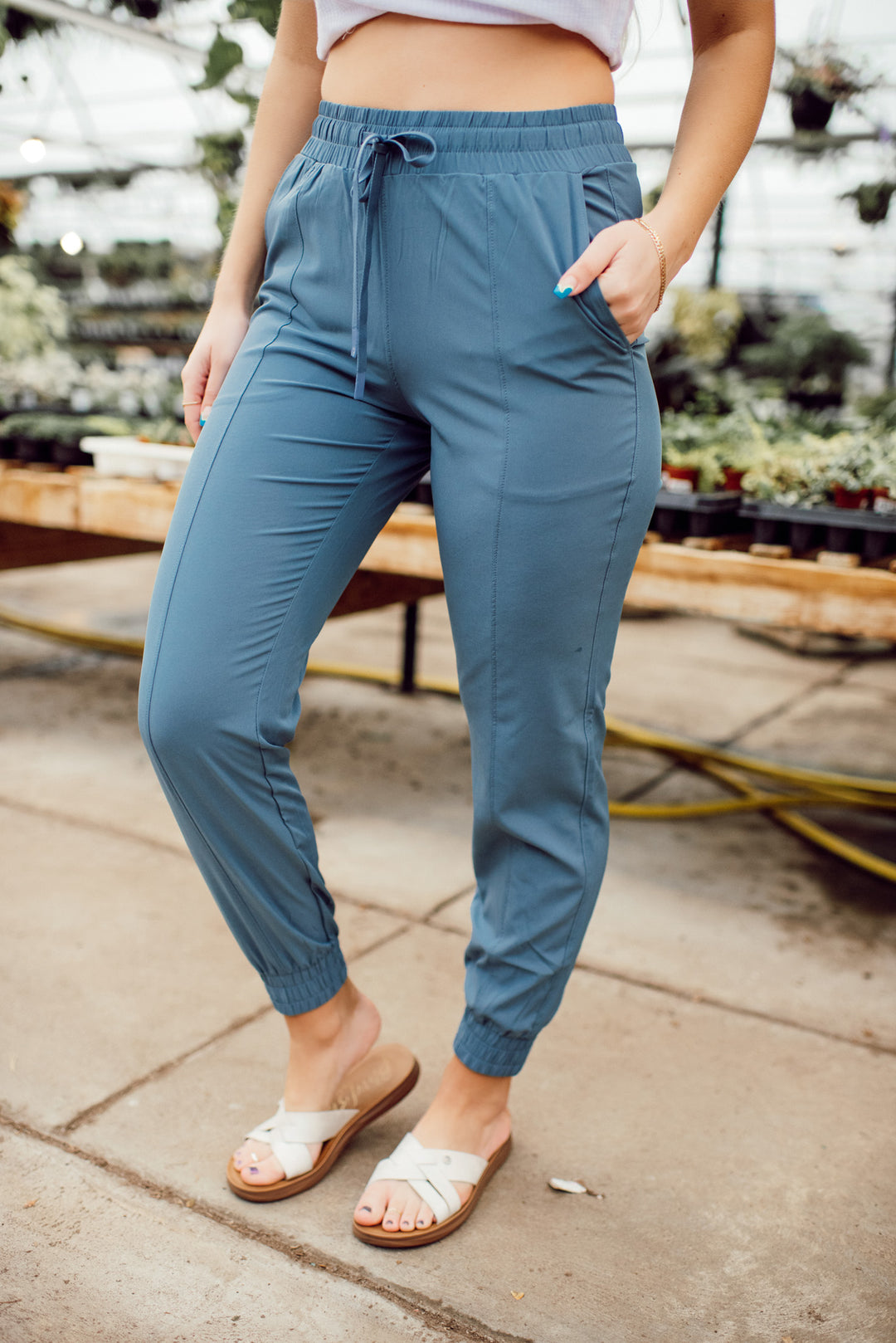 Mono B Essential Joggers (Blue)