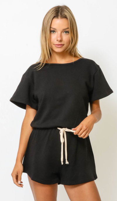 Ready To Party Romper (Black)