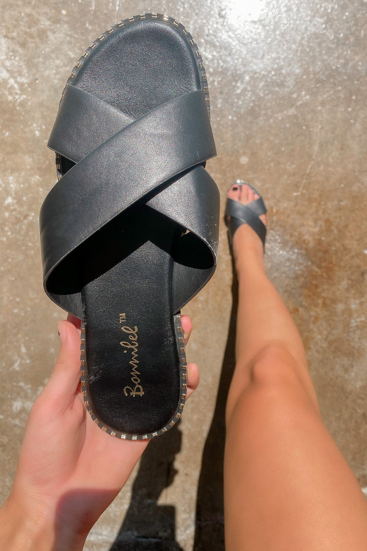 The Micah Sandals (Black)FINAL SALE